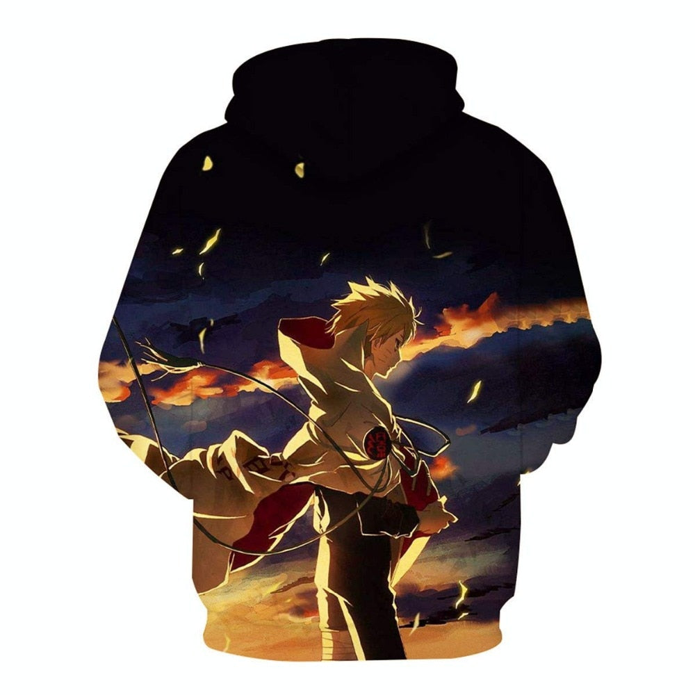 Naruto Anime Hoodies 3D Men Women Sasuke Autumn Harajuku Kakashi 3D Cartoon Print Sweatwear Men's Hoodies Sweatshirt Coats | Vimost Shop.