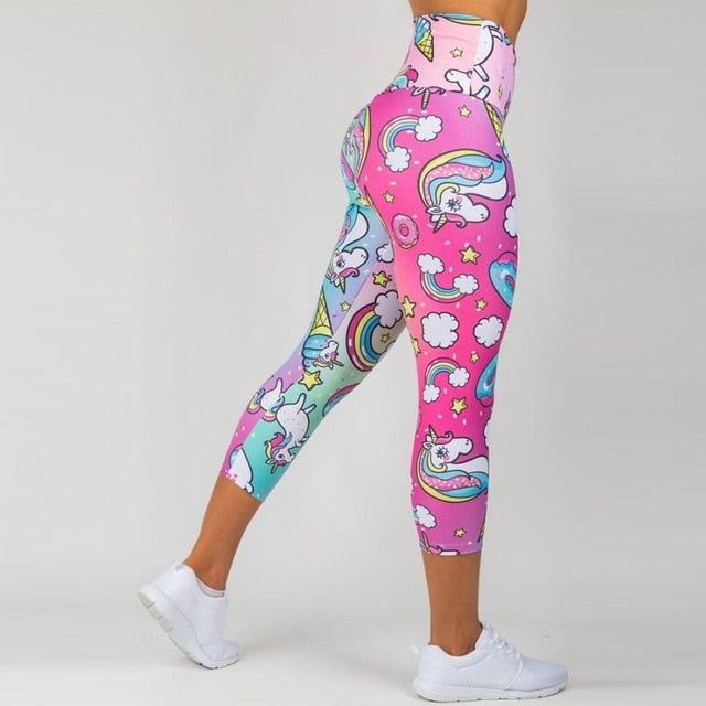 Summer Fashion Elastic Force Polyester Fitness Ladies Leggings Workout Breathable Sporting Skinny Leggings For Women | Vimost Shop.