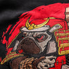Harajuku Hip Hop Embroidered Samurai Dog Print Hoodies Sweatshirts Streetwear Chinese Characters Pullover Hooded Tops | Vimost Shop.
