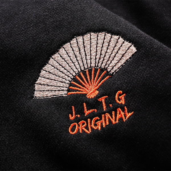 Japanese Style Crane Folding Fan Print Hooded Japan Ukiyo-e Sweatshirts Hoodies Harajuku Hip Hop Pullover Streetwear | Vimost Shop.