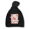 Japanese Style Crane Folding Fan Print Hooded Japan Ukiyo-e Sweatshirts Hoodies Harajuku Hip Hop Pullover Streetwear | Vimost Shop.