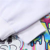 Men Graffiti Cartoon Printed Funny Men Pullover Hoodie | Vimost Shop.