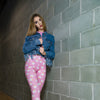 Women High Waist Legging Rincess Cloud Printing Fitness Leggings Fashion Elegant Woman Pants | Vimost Shop.