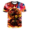 Halloween Printed 3D Short Sleeve Tshirt The Nightmare Before Christmas Cosplay T-Shirt Jack And Sally Slim Design Fashion Tops | Vimost Shop.