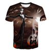 Halloween Printed 3D Short Sleeve Tshirt The Nightmare Before Christmas Cosplay T-Shirt Jack And Sally Slim Design Fashion Tops | Vimost Shop.