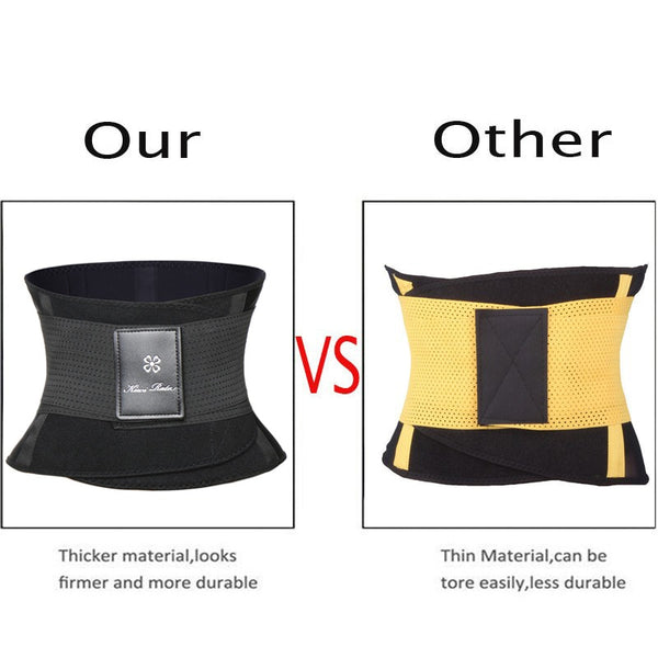 Fitness Belt Xtreme Power Thermo Body Shaper Waist Trainer Trimmer Corset Waist Belt Cincher Wrap Workout Shapewear Slimming | Vimost Shop.