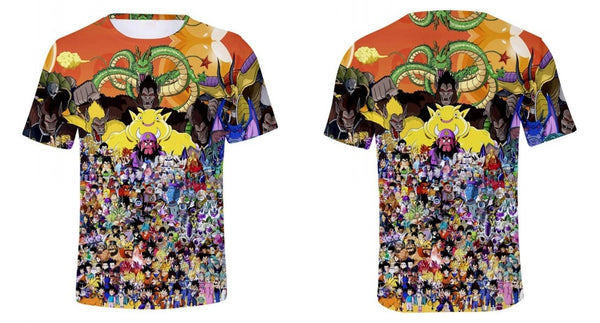 Dragon Ball DBZ Bulma Super Saiyan Vegeta 3d print Kids Goku T shirt Japan Anime Tshirts - Vimost Shop