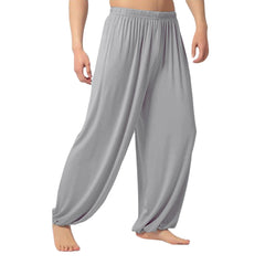 Fashion Men's Casual Solid Loose Sweatpants Trousers Jogger Dancing yoga Pant leggins yoga sports tights Dropshiping#B40