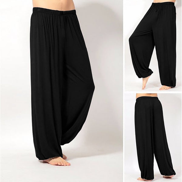 Fashion Men's Casual Solid Loose Sweatpants Trousers Jogger Dancing yoga Pant leggins yoga sports tights Dropshiping#B40 | Vimost Shop.