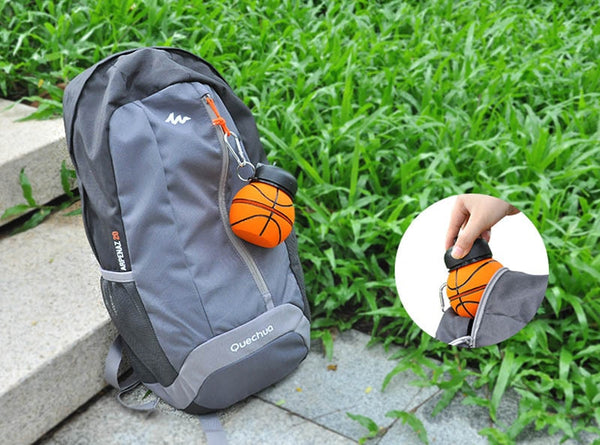 Sports Fold Water Bottle Football Basketball Tennis Leakproof Portable Silica gel Kettle Travel Office School Kids Water Bottle | Vimost Shop.
