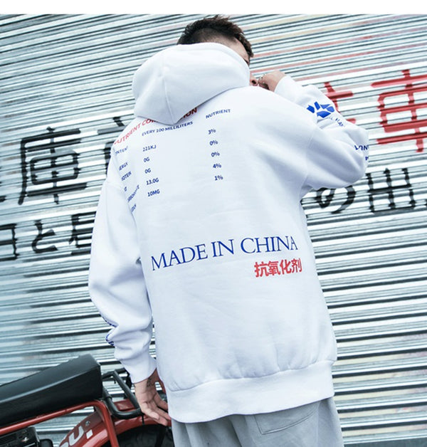 Men Hoodies Pullover fashion Streetwear LemonTea Print Deisgn Sweatshirt Hip Hop Autumn Winter Fleece Hoodie | Vimost Shop.