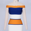 New Arrivals Bandage Dresses Off Shoulder Celebrity Bandage Dresses Yellow  Mermaid Party Dresses | Vimost Shop.