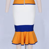 New Arrivals Bandage Dresses Off Shoulder Celebrity Bandage Dresses Yellow  Mermaid Party Dresses | Vimost Shop.
