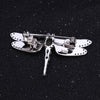 1.13Ct Natural Green Peridot Gemstone Brooch 925 Sterling Sliver Handmade Dragonfly Brooches For Women Dresses | Vimost Shop.