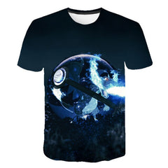 Pokemon Detective Pikachu 3D Printed Children T-shirt Summer Short Sleeve T shirt Boys/girl Tops