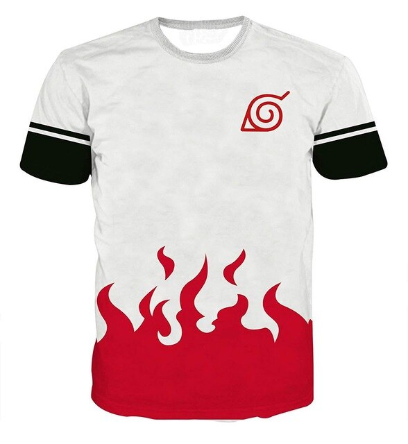 Naruto 3D T Shirt Men/women Uchiha Itachi Sasuke Kakashi Gaara Japan Anime Funny Tees Top Summer Fashion Tshirt Casual T-shirt | Vimost Shop.