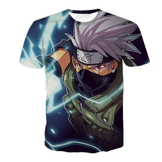 Naruto 3D T Shirt Men/women Uchiha Itachi Sasuke Kakashi Gaara Japan Anime Funny Tees Top Summer Fashion Tshirt Casual T-shirt | Vimost Shop.