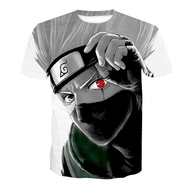 Naruto 3D T Shirt Men/women Uchiha Itachi Sasuke Kakashi Gaara Japan Anime Funny Tees Top Summer Fashion Tshirt Casual T-shirt | Vimost Shop.