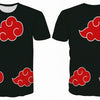 Naruto 3D T Shirt Men/women Uchiha Itachi Sasuke Kakashi Gaara Japan Anime Funny Tees Top Summer Fashion Tshirt Casual T-shirt | Vimost Shop.