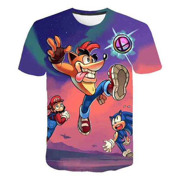 Men/Women 3D Cartoon Game Print T-shirts Costume Boys T Shirt Girls Summer T-shirt Kid Clothing Children Tee Tops Clothes | Vimost Shop.
