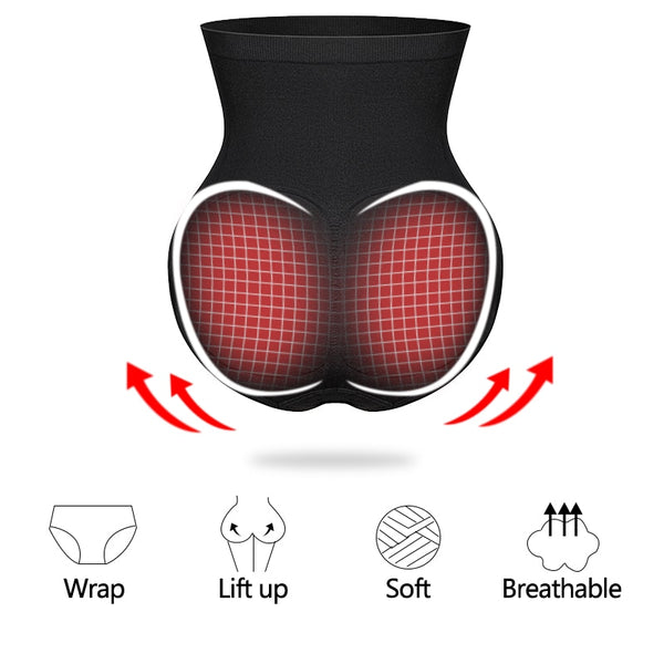 Women Ass Padded Shaping Panties Butt Lifter Body Shaper Hip Enhancer Underwear Waist Faja Tummy Control Panty Booty Pads Briefs | Vimost Shop.