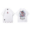 Women Men Good And Evil Print Hip Hop T-Shirt Chinese Character | Vimost Shop.