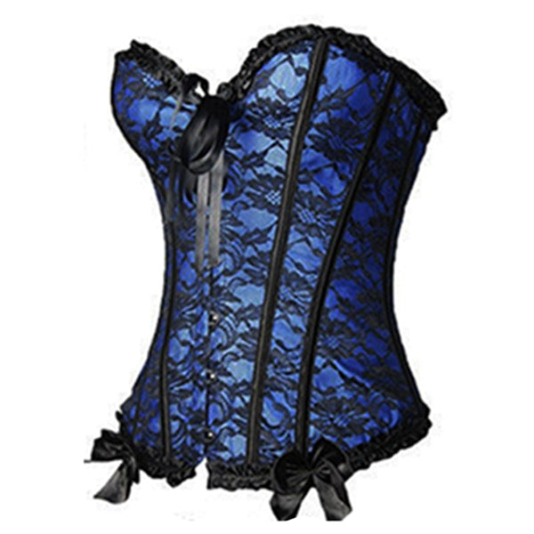 X Sexy Women steampunk clothing gothic Plus Size Corsets Lace Up boned Overbust Bustier Waist Cincher Body shaper corselet S-6XL | Vimost Shop.