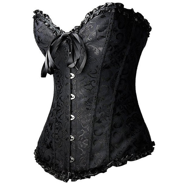 X Sexy Women steampunk clothing gothic Plus Size Corsets Lace Up boned Overbust Bustier Waist Cincher Body shaper corselet S-6XL | Vimost Shop.