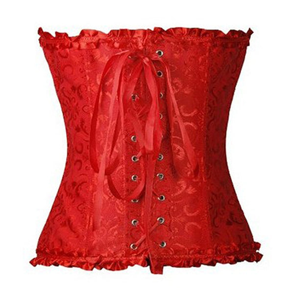 X Sexy Women steampunk clothing gothic Plus Size Corsets Lace Up boned Overbust Bustier Waist Cincher Body shaper corselet S-6XL | Vimost Shop.