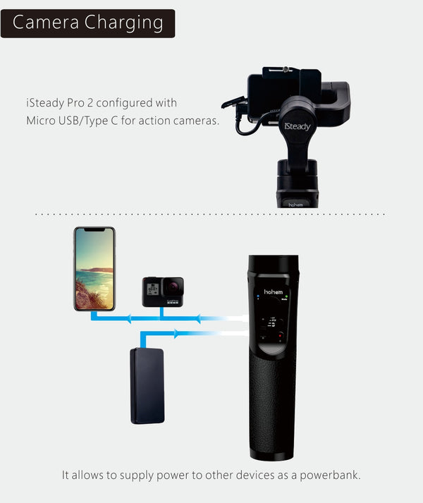 3-Axis Handheld Gimbal Waterproof Action Camera Stabilizer for DJI Osmo Gopro Hero/7/6/5/4/ RXO SJCAM ISteady Pro 3 Pro2 | Vimost Shop.