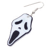 Acrylic Halloween Howling Ghost Earrings Dangle Drop Big Long Fashion Jewelry For Women Girl Ladies Teens Kid Accessories | Vimost Shop.