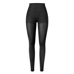 Women Shapewear Compression Leggings Leg Slimming Body Shaper Middle Waist Tummy Control Panties Thigh Sculpting Slimmer