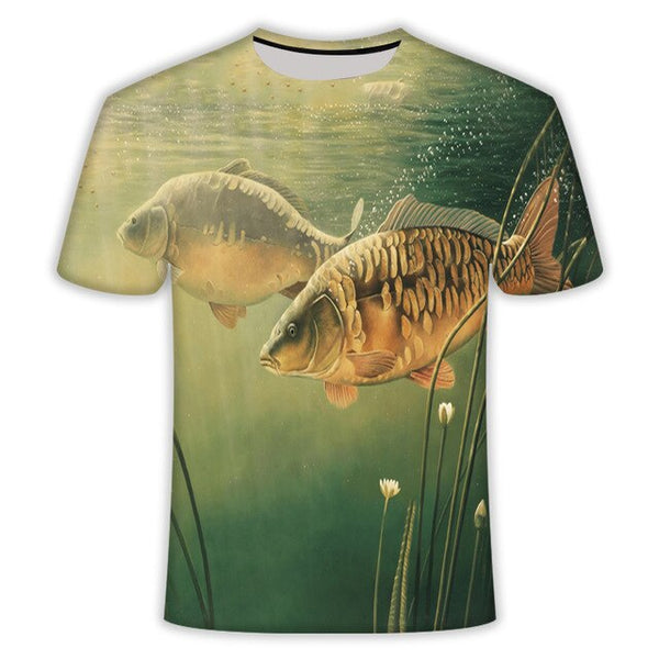 Hd Print Digital Leisure 3d Fish Tshirts | Vimost Shop.