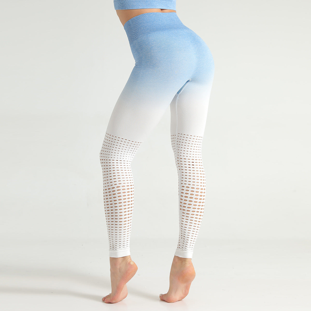Seamless Hollow Out Yoga Athletic Fitness Leggings Women | Vimost Shop.
