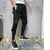 Streetwear Men Ribbons Color Block Black Pocket Cargo Pants  Harem Joggers Harajuku Sweatpant Hip Hop Trousers Casual Pants | Vimost Shop.