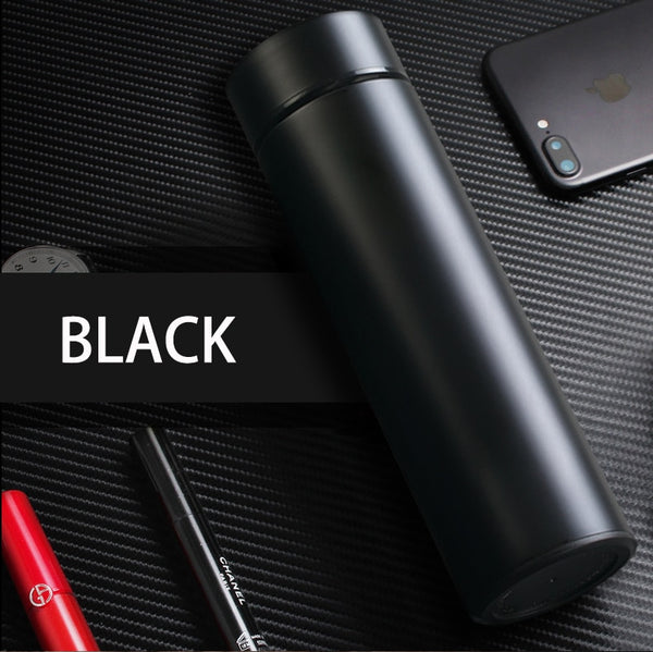 Intelligent Thermos Display Temperature Stainless Steel Thermo Cup Strainer Coffee Tea Vacuum Cup Travel Office Water bottle | Vimost Shop.