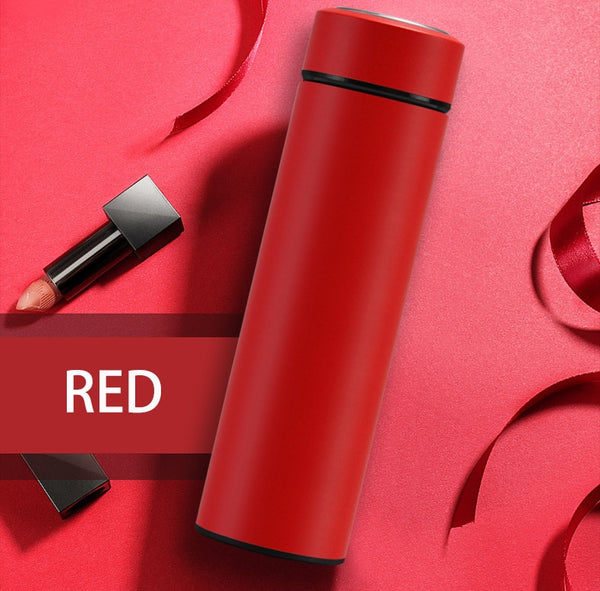 Intelligent Thermos Display Temperature Stainless Steel Thermo Cup Strainer Coffee Tea Vacuum Cup Travel Office Water bottle | Vimost Shop.