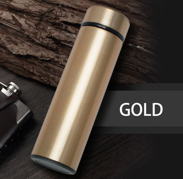 Intelligent Thermos Display Temperature Stainless Steel Thermo Cup Strainer Coffee Tea Vacuum Cup Travel Office Water bottle | Vimost Shop.