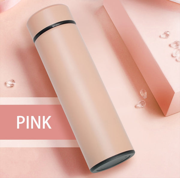 Intelligent Thermos Display Temperature Stainless Steel Thermo Cup Strainer Coffee Tea Vacuum Cup Travel Office Water bottle | Vimost Shop.