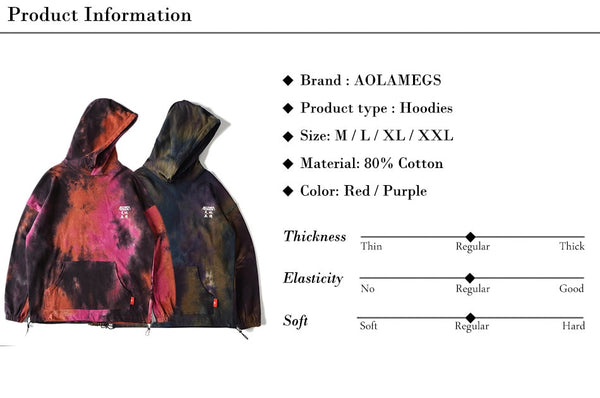 Men Watercolor Pullover Big Pockets Chinese Style Hooded Sweatshirt Autumn Streetwear | Vimost Shop.