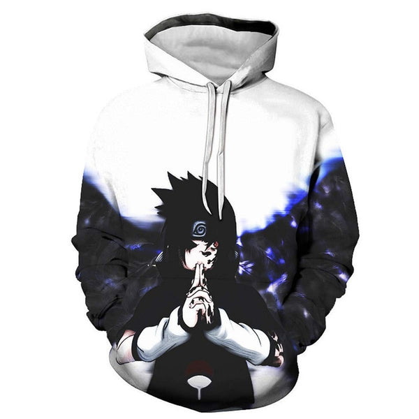 Hoodies Unisex Naruto Harajuku Japanese Anime Uchiha Itachi Printed Men's Hoodie Male Streetwear Fashion Casual sweatshirt Coat | Vimost Shop.