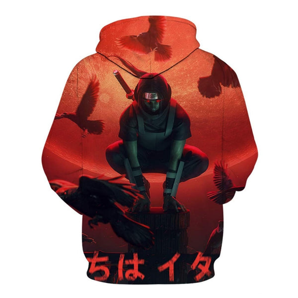 Hoodies Unisex Naruto Harajuku Japanese Anime Uchiha Itachi Printed Men's Hoodie Male Streetwear Fashion Casual sweatshirt Coat | Vimost Shop.