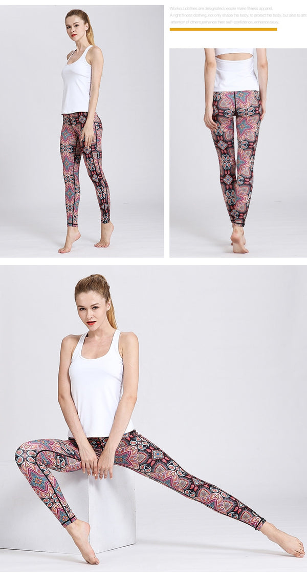 Women Leggings Training Elastic Long Tights for Running Workout | Vimost Shop.