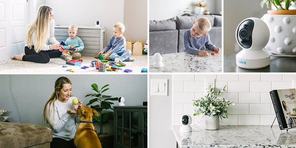 5MP PTZ home security camera wifi 2.4G/5G 3x Optical Zoom Pan/Tilt 2-way audio indoor SD card slot remote access E1 Zoom | Vimost Shop.