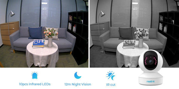 5MP PTZ home security camera wifi 2.4G/5G 3x Optical Zoom Pan/Tilt 2-way audio indoor SD card slot remote access E1 Zoom | Vimost Shop.