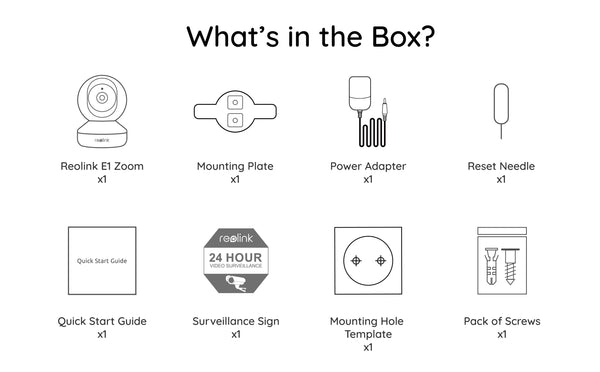 5MP PTZ home security camera wifi 2.4G/5G 3x Optical Zoom Pan/Tilt 2-way audio indoor SD card slot remote access E1 Zoom | Vimost Shop.