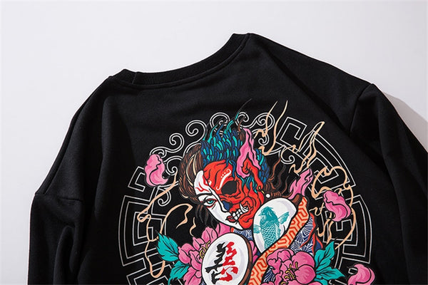 Japanese Demon  Men Harajuku Casual Streetwear | Vimost Shop.