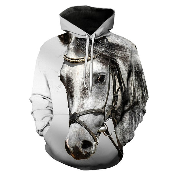 Horse Win Instant Success 3D Print Hoodies Interesting implication Animal Design Men Women Streetwear Pullover Casual Sweatshirt | Vimost Shop.