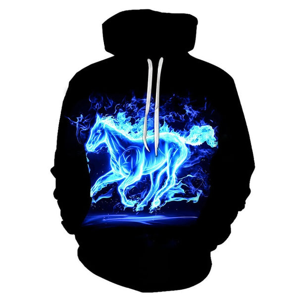 Horse Win Instant Success 3D Print Hoodies Interesting implication Animal Design Men Women Streetwear Pullover Casual Sweatshirt | Vimost Shop.
