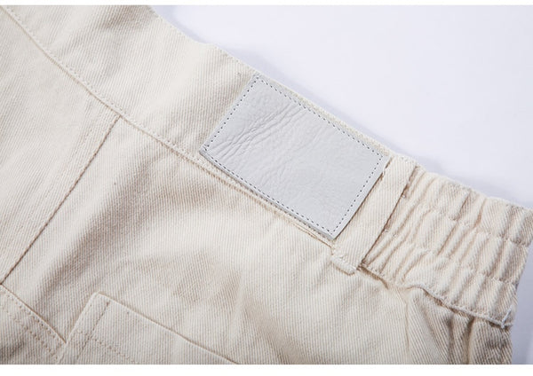 Men High Street Elastic Waist Fashion Baggy Hip Hop Style Men Streetwear | Vimost Shop.